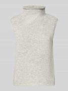 Neo Noir Pullunder mit Stehkragen Modell 'Odelia' in Hellgrau Melange,...