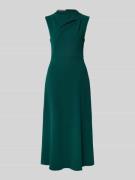 Rinascimento Cocktailkleid mit Stehkragen in ärmellosem Design in Grue...