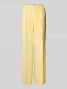 Vero Moda Regular Fit Hose aus Viskose-Mix MODELL'CARMEN' in Hellgelb,...