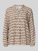 ZABAIONE Blusenshirt aus Viskose mit Tunika-Kragen Modell 'Ha44nna' in...
