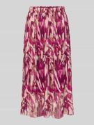 ZABAIONE Plissee-Rock mit blickdichtem Unterrock Modell 'ELA' in Fuchs...