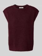 Selected Femme Relaxed Fit Pullunder aus Woll-Mix Modell 'LULU' in Pfl...