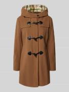 Gil Bret Dufflecoat mit Kaschmir-Anteil in Camel Melange, Größe 38