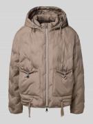WHITE LABEL Regular Fit Jacke mit Pattentaschen in Schlamm, Größe 34