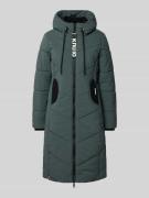 khujo Steppmantel mit Kapuze Modell 'ARIBAY' in Dunkelgruen, Größe M
