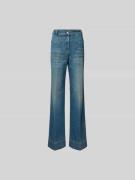Victoria Beckham Jeans mit Eingrifftaschen in Jeansblau, Größe 24