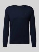 Polo Ralph Lauren Strickpullover aus Merinowolle in Marine, Größe M
