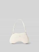 Diesel Handtasche mit Label-Detail in Ecru, Größe 1