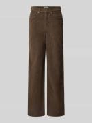 Only Wide Leg Cordhose aus Baumwoll-Mix Modell 'HOPE' in Smaragd, Größ...