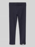 Only Slim Fit Leggings aus Baumwoll-Mix Modell 'TRINNY LIFE' in Marine...