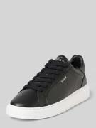 Copenhagen Ledersneaker mit Label-Print in Black, Größe 40