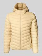 REVIEW Steppjacke mit Kapuze in Beige, Größe XS