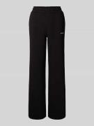 Pegador Wide Fit Sweatpants mit Logo-Stitching Modell 'Anni' in Black,...