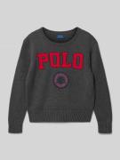 Polo Ralph Lauren Teens Regular Fit Pullover in Strick-Optik mit Logo-...