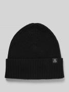 Marc O'Polo Mütze aus reiner Baumwolle in Black, Größe 1
