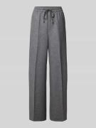 BOSS Wide Leg Stoffhose aus Woll-Lyocell-Mix Modell 'TAVITE' in Hellgr...