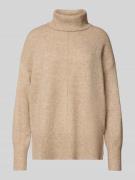 Pieces Regular Fit Rollkragenpullover mit Wollanteil Modell 'MALOU' in...