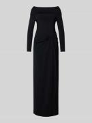 Lauren Ralph Lauren Abendkleid mit Carmen-Ausschnitt Modell 'SAKARIS' ...