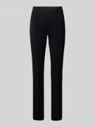 Marc Cain Stoffhose mit Label-Detail in Black, Größe 34