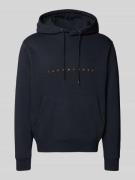 Jack & Jones Hoodie mit Label-Print in Marine, Größe L