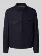 Replay Jacke mit Kentkragen in Dunkelblau, Größe S