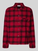 REVIEW Regular Fit Freizeithemd mit Kentkragen in Rot, Größe XS