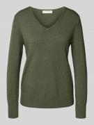 Christian Berg Woman Regular Fit Longsleeve aus Viskose-Mix in Strick-...