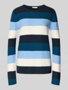 Tom Tailor Regular Fit Strickpullover aus Baumwoll-Viskose-Mix in Hell...