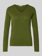 Tom Tailor Regular Fit Strickshirt aus Baumwoll-Viskose-Mix in Gruen, ...