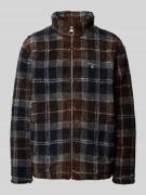 Barbour Regular Fit Fleecejacke mit Stehkragen Modell 'TARTAN' in Dunk...