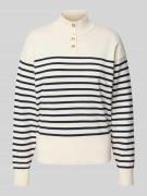 Tommy Hilfiger Regular Fit Pullover aus Baumwoll-Mix in Weiss, Größe L