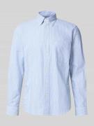 Marc O'Polo Regular Fit Freizeithemd aus reiner Baumwolle in Bleu, Grö...