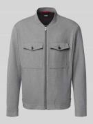 CINQUE Jacke mit Stehkragen und Brusttaschen in Hellgrau, Größe L
