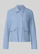 WHITE LABEL Blazer aus Schurwolle mit Umlegekragen in Hellblau, Größe ...