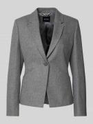 BOSS Slim Fit Blazer aus Woll-Lyocell-Mix Modell 'JIA9' in Hellgrau Me...