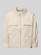OPUS Cordjacke mit Brusttaschen Modell 'Hamoni' in Sand, Größe 36