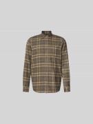 Closed Hemdjacke mit Allover-Print in Beige, Größe M