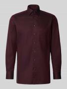 OLYMP Modern Fit Business-Hemd mit Kentkragen in Bordeaux, Größe 40