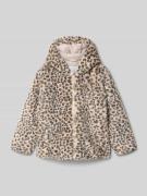 Name It Jacke mit Teddyfell Modell 'MILA' in Beige, Größe 104