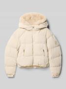 Garcia Steppjacke mit Kapuze in Ecru, Größe 152