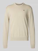 Napapijri Regular Fit Longsleeve mit Logo-Stitching Modell 'Droz' in M...