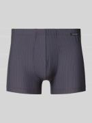 Schiesser Boxershorts mit Label-Detail in Anthrazit, Größe L