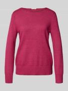 Christian Berg Woman Strickpullover mit U-Boot-Ausschnitt in Fuchsia M...