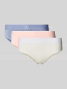 Marc O'Polo Panty aus Baumwoll-Mix im 3er-Pack in Hellblau, Größe L