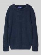 Only & Sons Regular Fit Strickpullover aus reiner Baumwolle Modell 'RO...