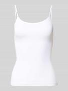 Hanro Trägertop mit Rundhalsausschnitt in Weiss, Größe L