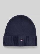 Tommy Hilfiger Mütze aus Baumwoll-Kaschmir-Mix in Marine, Größe 1