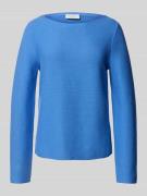 Marc O'Polo Regular Fit Strickpullover aus reiner Baumwolle in Hellbla...