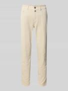 Marc O'Polo Boyfriend Fit Feincordhose aus Baumwoll-Mix in Offwhite, G...