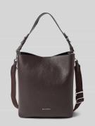 Marc O'Polo Henkeltasche aus genarbtem Rindsleder in Dunkelbraun, Größ...